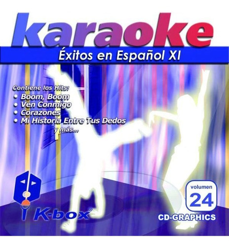 Cd+g Karaoke K-box Éxitos En Español Xi