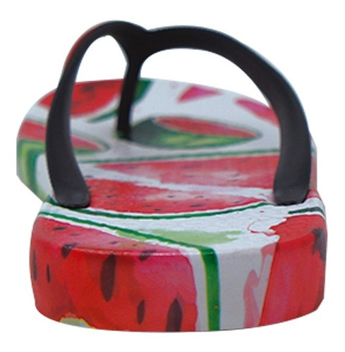 Imagen 5 de 5 de Sandalias Para Dama Con Estampados Sandia Ish Fc-3086