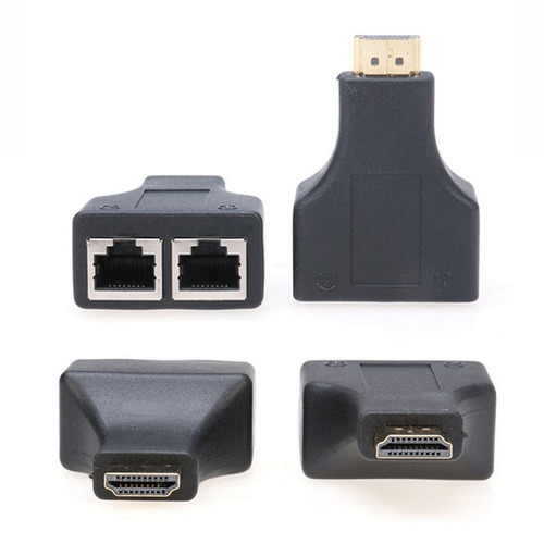 Extender Hdmi 1080p To Rj45 Cat 5 Cat 6 30mts Cable Utp