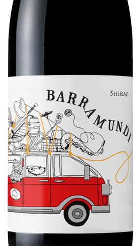 Pack De 4 Vino Tinto Barramundi Shiraz 750 Ml