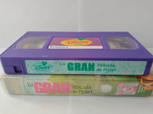 La Gran Película De Piglet Vhs Vídeo Original (Usado)