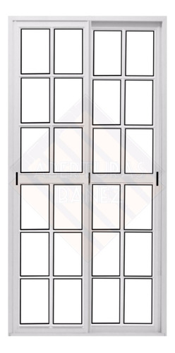 Puerta Ventana 120x200 Vidrio Repartido