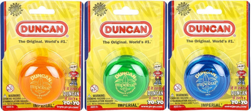 Yo Yo Duncan Imperial Genuino - 3 Piezas - Colores Surtidos