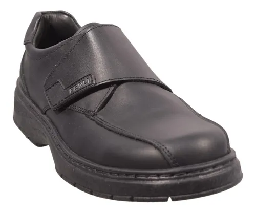 Autor Unir Acumulativo Ferli Zapato Colegial Abrojo Cuero Varón Mujer 01001 34-40