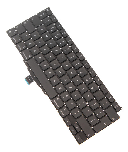 Teclado Para Macbook Air 13 M1 A2337 2020 Europeu Uk Cor Preto