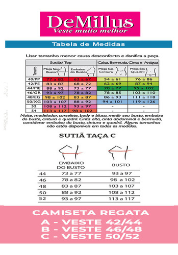 Kit Com 3 Sutiãs Sustentação Olimpo Control Demillus 61818 T