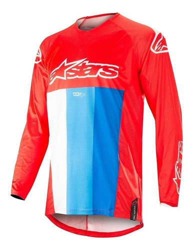 Jersey Motocross Enduro Alpinestars Techstars Venom Rojo