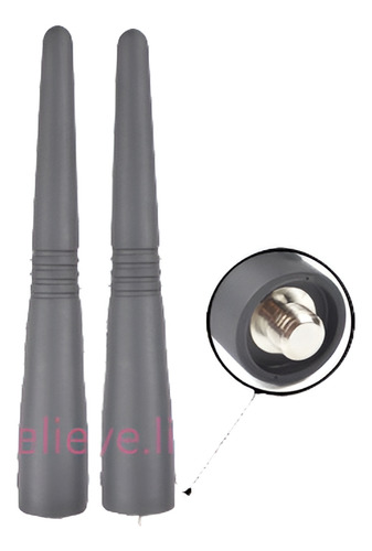 2 X 3.5 Pulgadas Antena Uhf Para Motorola Gp68 Gp88 Gp88s Gp