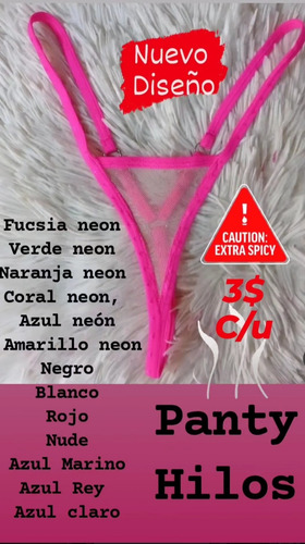 Lencería Panty Hilo ,pantaleta , Mayelewo, Sexy ,blumers,