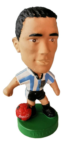 Muñeco Simeone Cabezon Mundial Francia 98 Coca Cola (Usado)