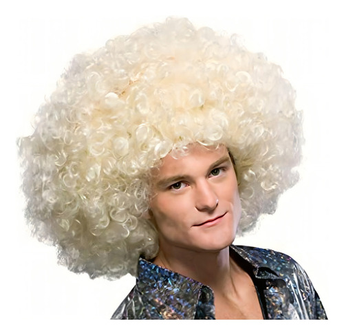 Rubie's Costume Super Size Blond Afro Wig, Yellow, One Size