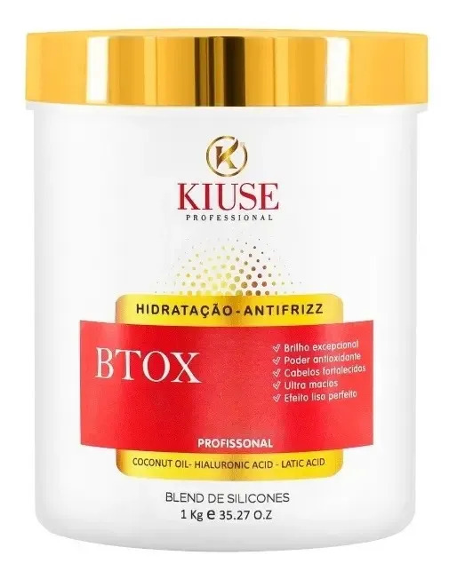 Botox Kiuse Cosméticos Botox Formol antifrizz de 1L 1kg