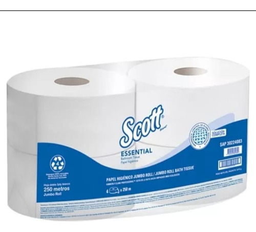 Papel Higiénico Scott Simple Hoja 6 X 550 Mts Kimberly Clark