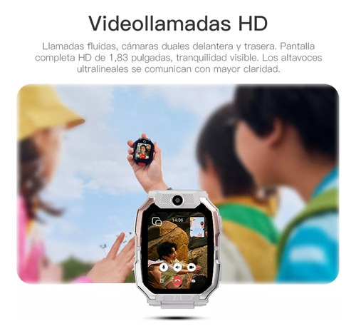Smartwatch Localizador Wifi 4g Videollamada Protección Niña
