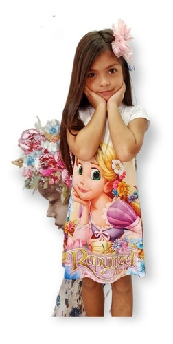 Vestidos De Niña Hermoso Vestido Rapunzel