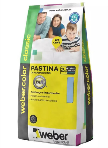 Pastina Weber Classic X 2kg Atlantico Ceramicos