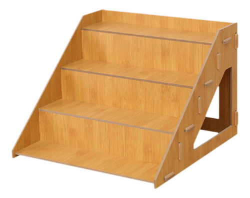 Postrador De Torta De Madera Postre Stand Stank 4 Capas