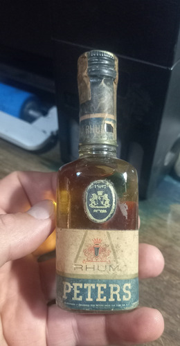 Botellita Antigua Miniatura Rhum Peters 50cm3 (Usado)