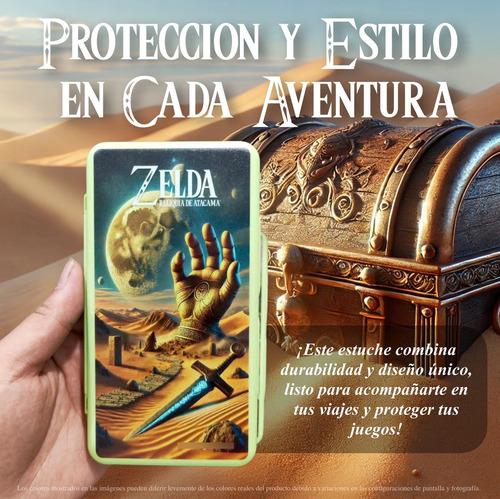 Estuche Para Juegos Nintendo Switch Zelda Reliquia Atacama