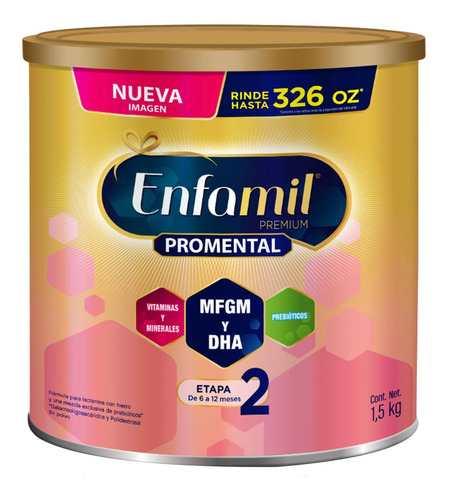 Leche de fórmula en polvo  Mead Johnson Enfamil Premium Pro Select  en lata de 1.5kg - 6  a  12 meses