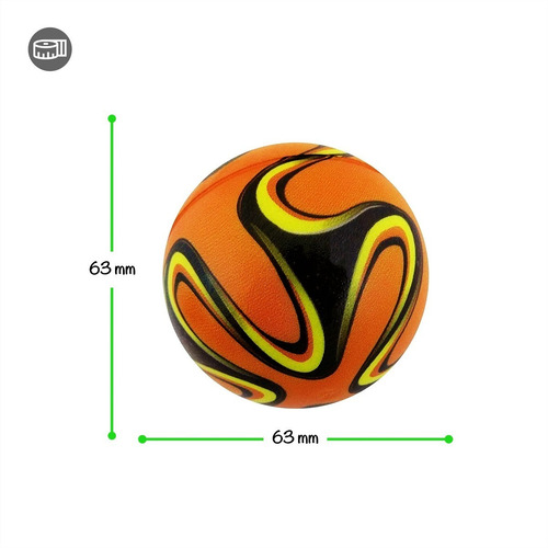 Imagen 2 de 10 de Pelotas Antistress Relajación Diseños Variados 63 Mm X 12