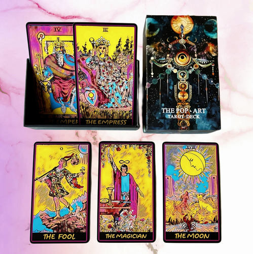 The Pop-art Tarot Deck - Mazo Clásico Con Color Pop, Stock