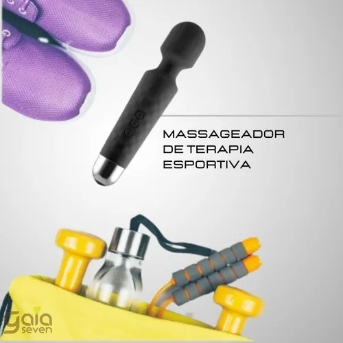 Imagem 6 de 10 de Massageador Varinha Mágica Potente Usb 6000 Rpm