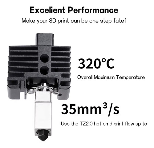 Kit Upgrade Hotend Atualizado Bambu Lab X1 X1c P1p P1s