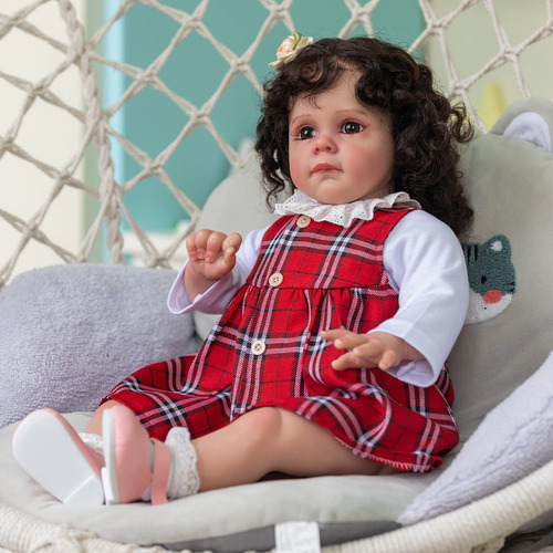 Boneca Pintada Com Acabamento De 24 Polegadas Reborn Toddler