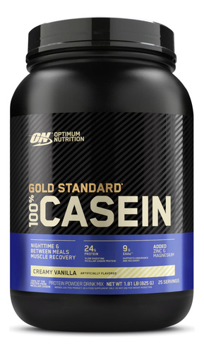 Optimum Nutrition Casein Vainilla 1.81 Lb Digestión Lenta