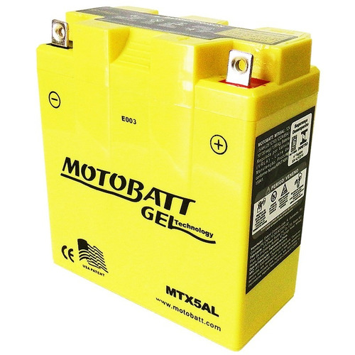 Bateria Gel Motobatt Mtx5al 5,5ah Yamaha Xtz125 Ybr125