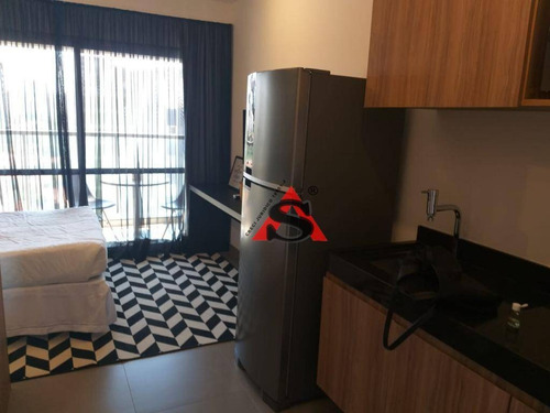 Studio Com 1 Dormitório Para Alugar, 30 M² Por R$ 2.550,00/mês - Brooklin - São Paulo/sp - St0173