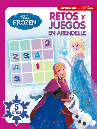Retos Y Juegos En Arendelle. 5 Aãâ±os (retos Y Juegos Disney), De Disney. Editorial Cliper Plus, Tapa Blanda En Español