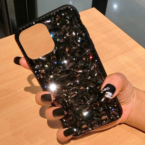 Estuche Para iPhone 13 Mini Diamond Case 3d Hecha Lujo