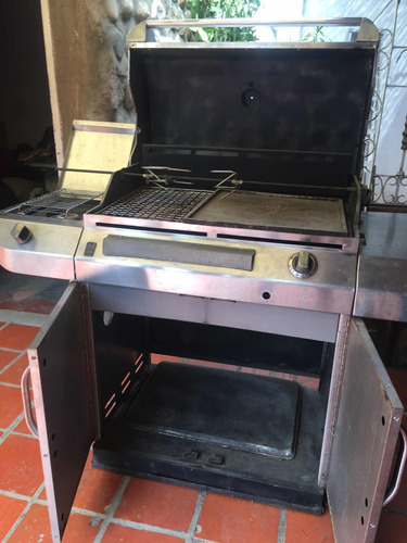 Parrillera Asador Americana Adaptada Acero