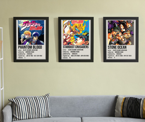 Cuadros Poster Jojo Bizarre Adventure Anime Manga