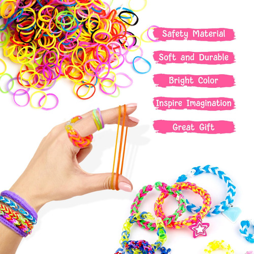 Kit De Pulsera De La Banda De Goma Uuemb 6000+, Kit De De De
