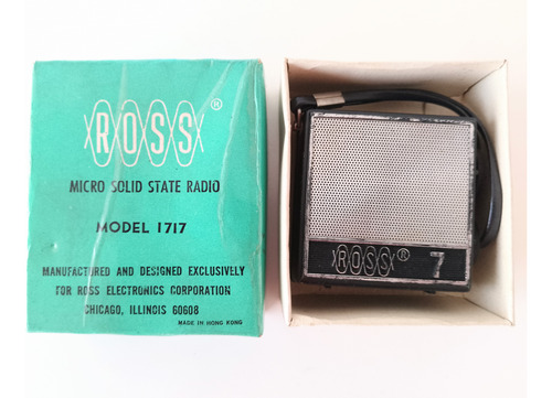Antigua Radio Ross Japonesa Funcionando Leer (Usado)