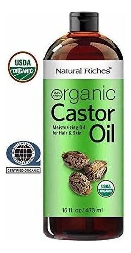 Thick Hair Organic Castor Oil Presurizado En Frío Para L
