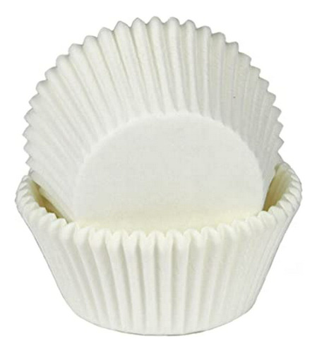 50 Liners De Papel Para Cupcakes Chef Craft, Blanco