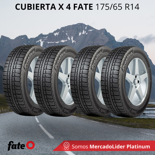 Kit De 4 Neumáticos Fate Cubierta Rodado Prestiva 175/65 R14 T