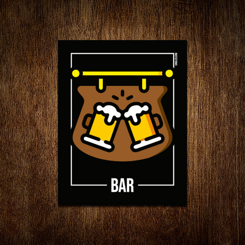 Kit 10 de letreros de señalización - Bar Sector