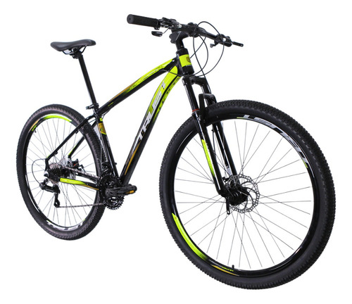 Bicicleta Aro 29 Trust - 24 Vel. Cambios Shimano Cor Preto/amarelo Tamanho Do Quadro 19