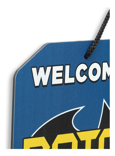 Letrero Metálico Retro De Batman Para Habitación O Sala De C