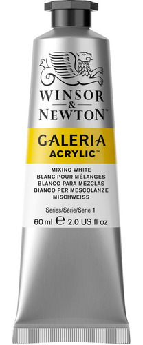 Tinta Acrílica Winsor & Newton Galeria 60ml Mixing White Cor Branco
