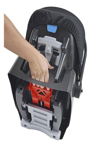 Carrinho De Bebê Zap C/ Bebê Conforto E Base Touring X Cor Metal Prata Chassi Prata
