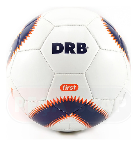 Bola De Futebol Para Treinos E Jogos Drb - Cores Cor Branco/azul