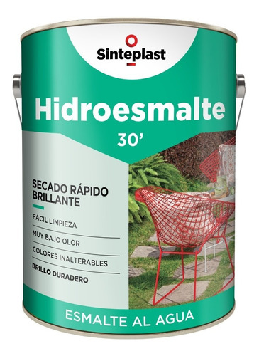 Recuplast Hidroesmalte Brillante Agua 4 Litros / 2 Colores