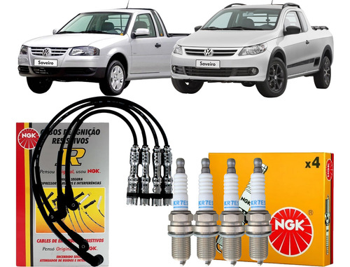 Cabo De Velas Saveiro G3 G4 1.6 Ap 2005 A 2009 Original Ngk