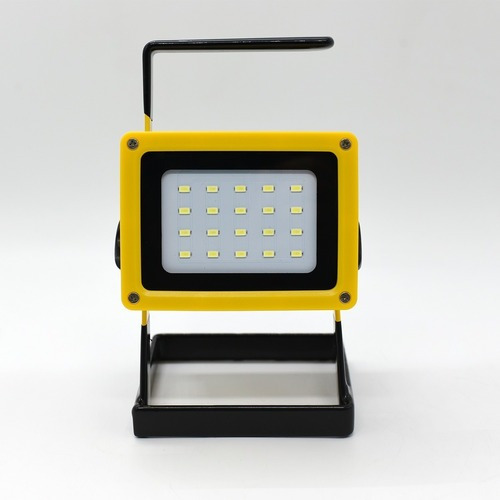 Refletor De Led Recarregável 100w Holofote Branco Portátil Cor da carcaça Amarelo e Preto Cor da luz Branca 110V/220V